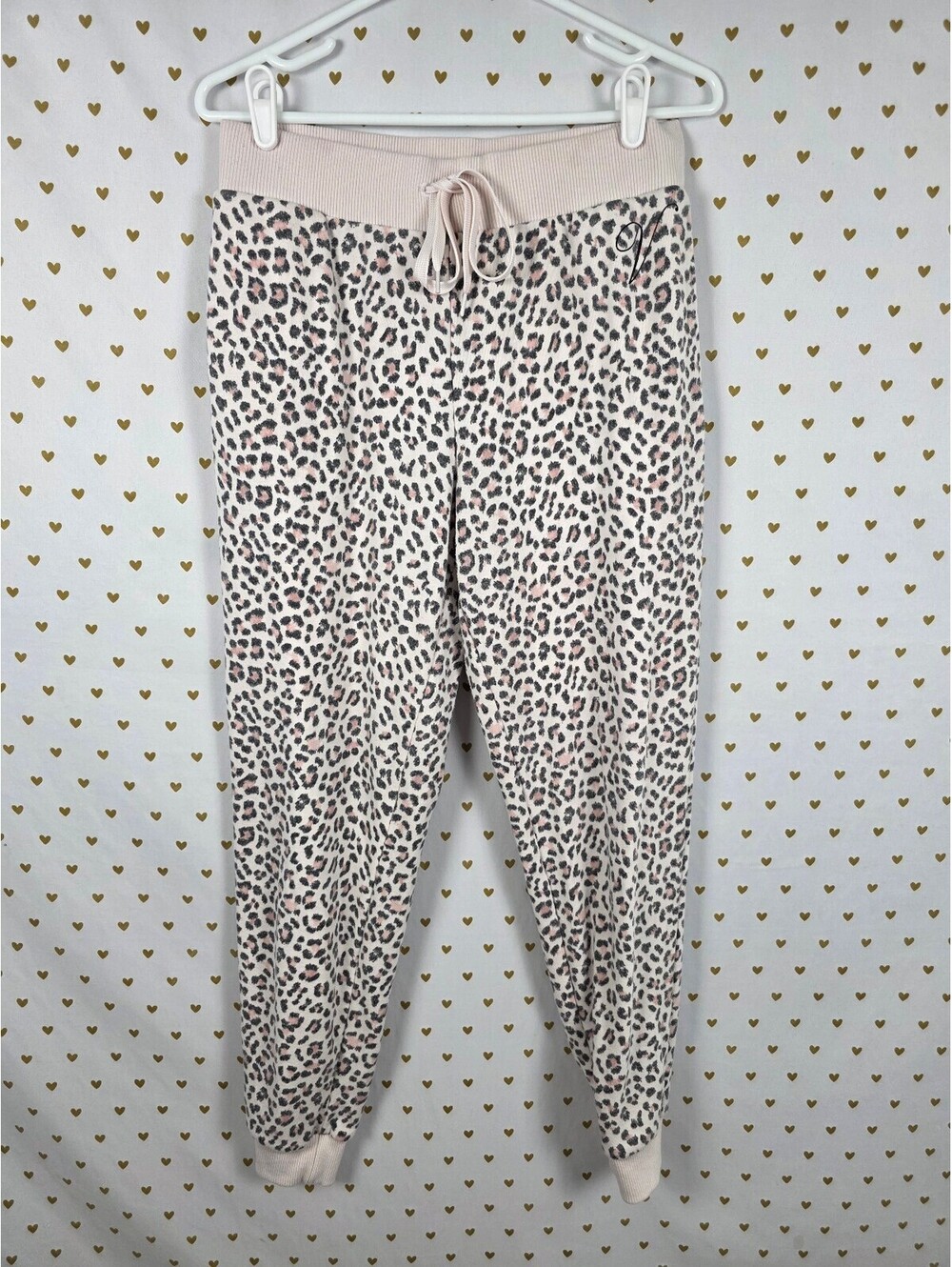 Victorias Secret Super Soft Leiopard Cheetah Sweats Sweatpants Joggers SMALL